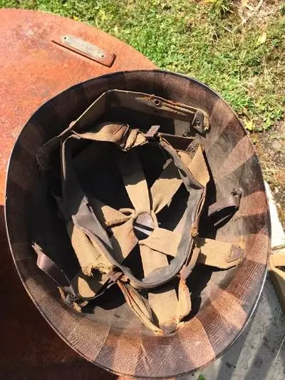 CASQUE US WW2 D'ORIGINE, photo 3