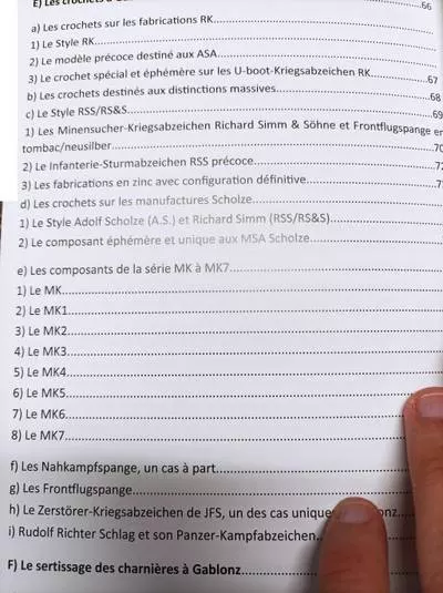 Livre sur la détection des reproductions des insignes de combat du IIIeme Reich, photo 6